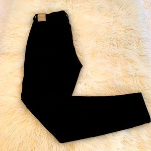 Madewell High Waisted Black Skinny Jeans